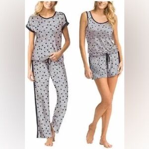 Lucky Brand Pajama Set 3/4 Pieces in Size M
